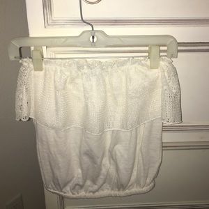 Lace tube top