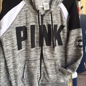 Vs pink rare zip up Large
