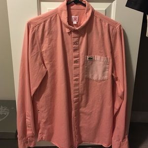 Lacoste denim button down.