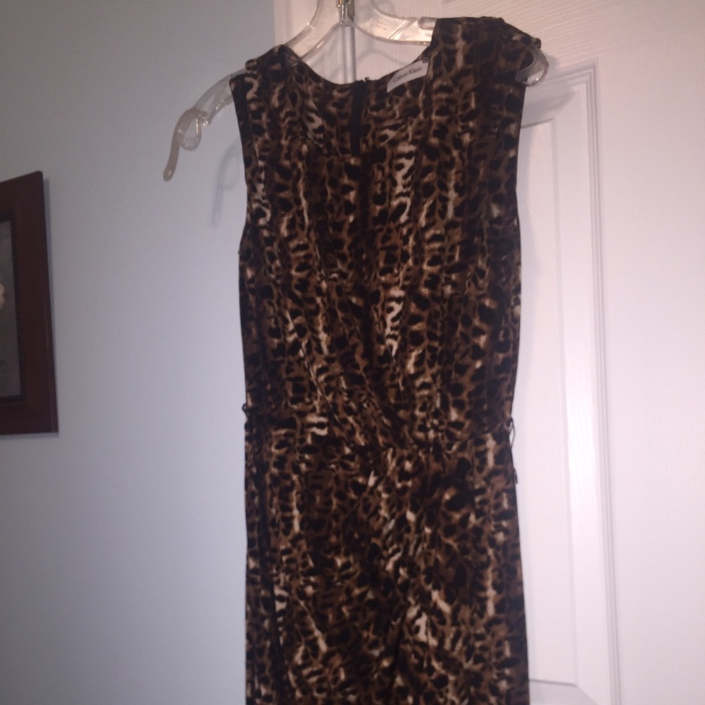 Animal Print Calvin Klein Dress