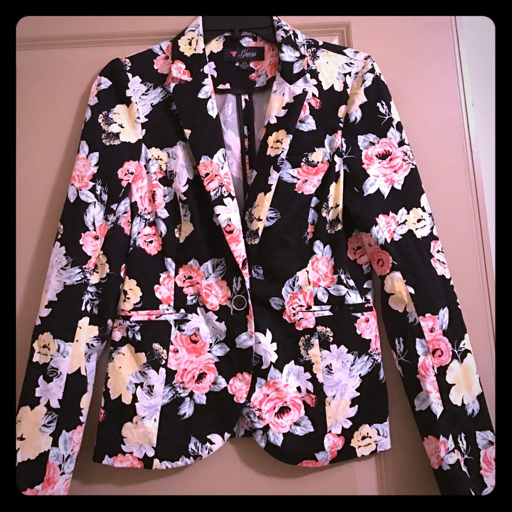 Super Unique Multi-Colored Guess Blazer