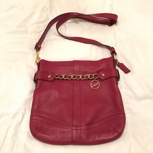 Red Leather Coach Purse