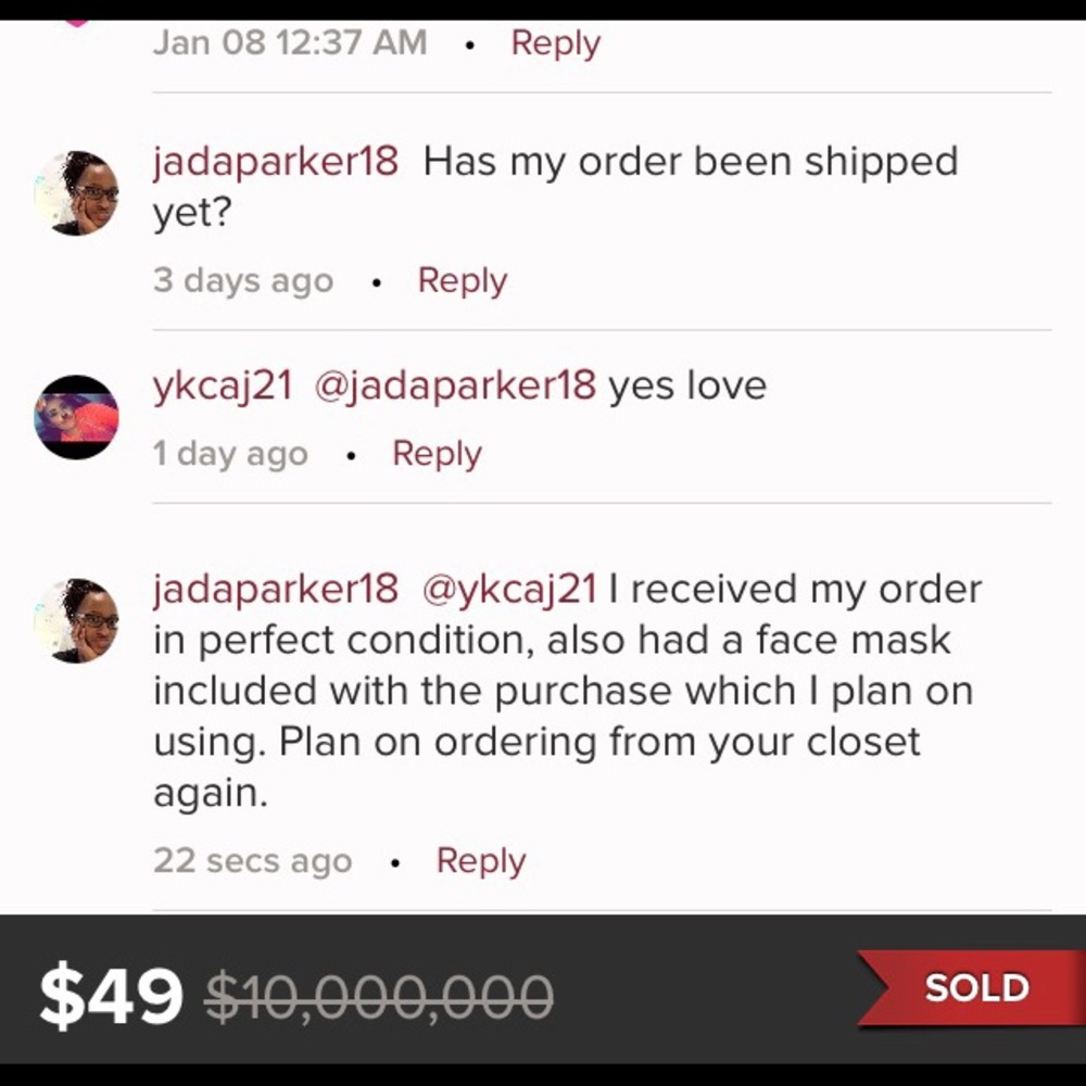 Feedback from my buyers ❤️