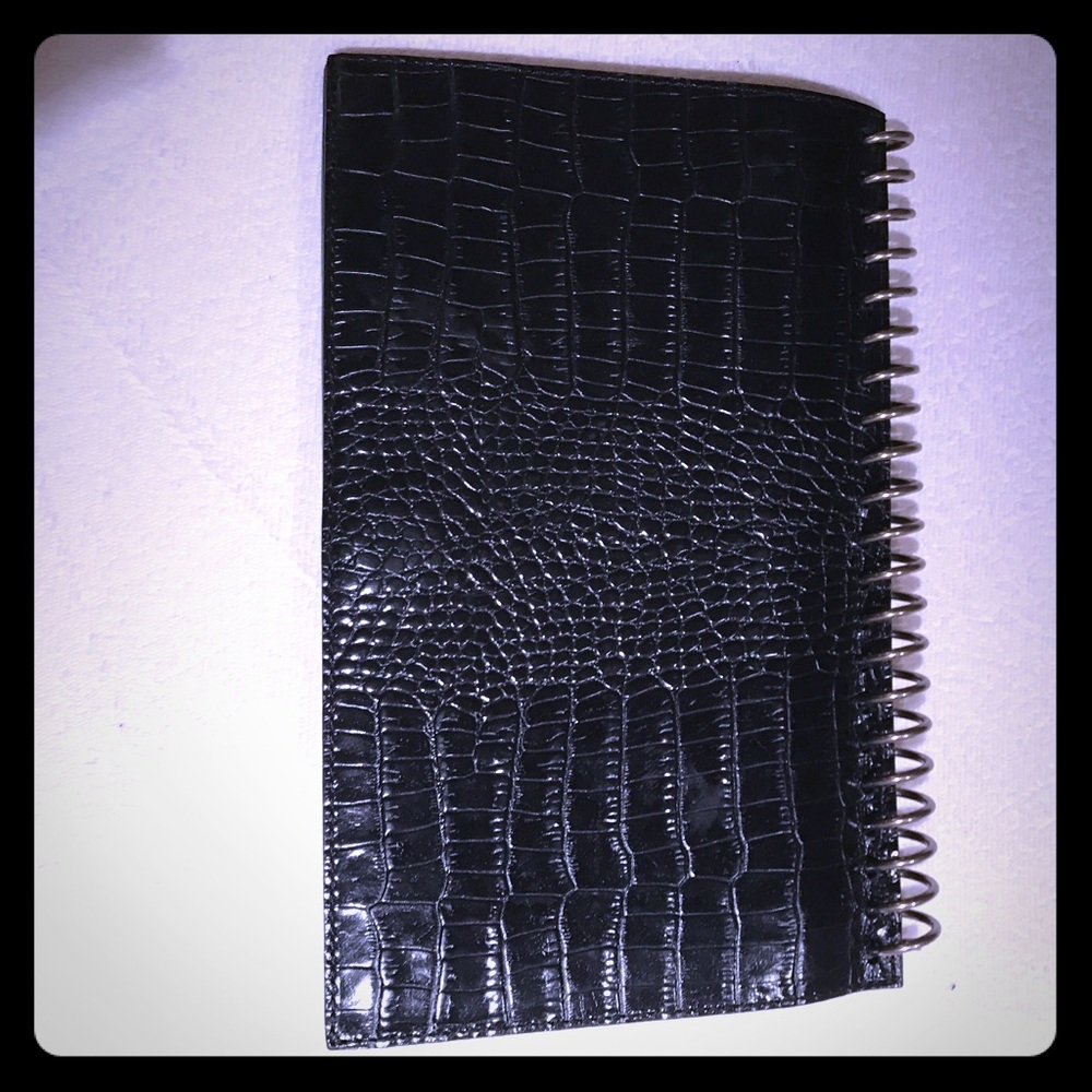 Alexander Wang black notebook clutch