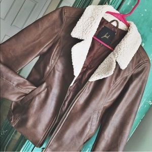 Jack leather bomber jacket