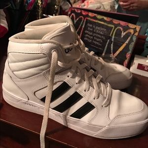 Adidas high tops- will fit 9 1/2 or 10