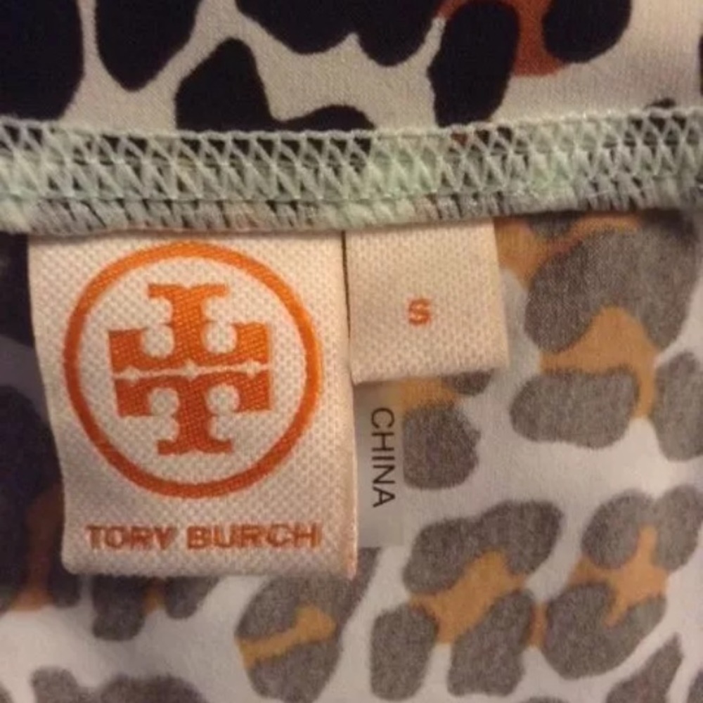 💎rare💎Tory Burch Leopard Print Rash Guard S - Picture 3 of 5