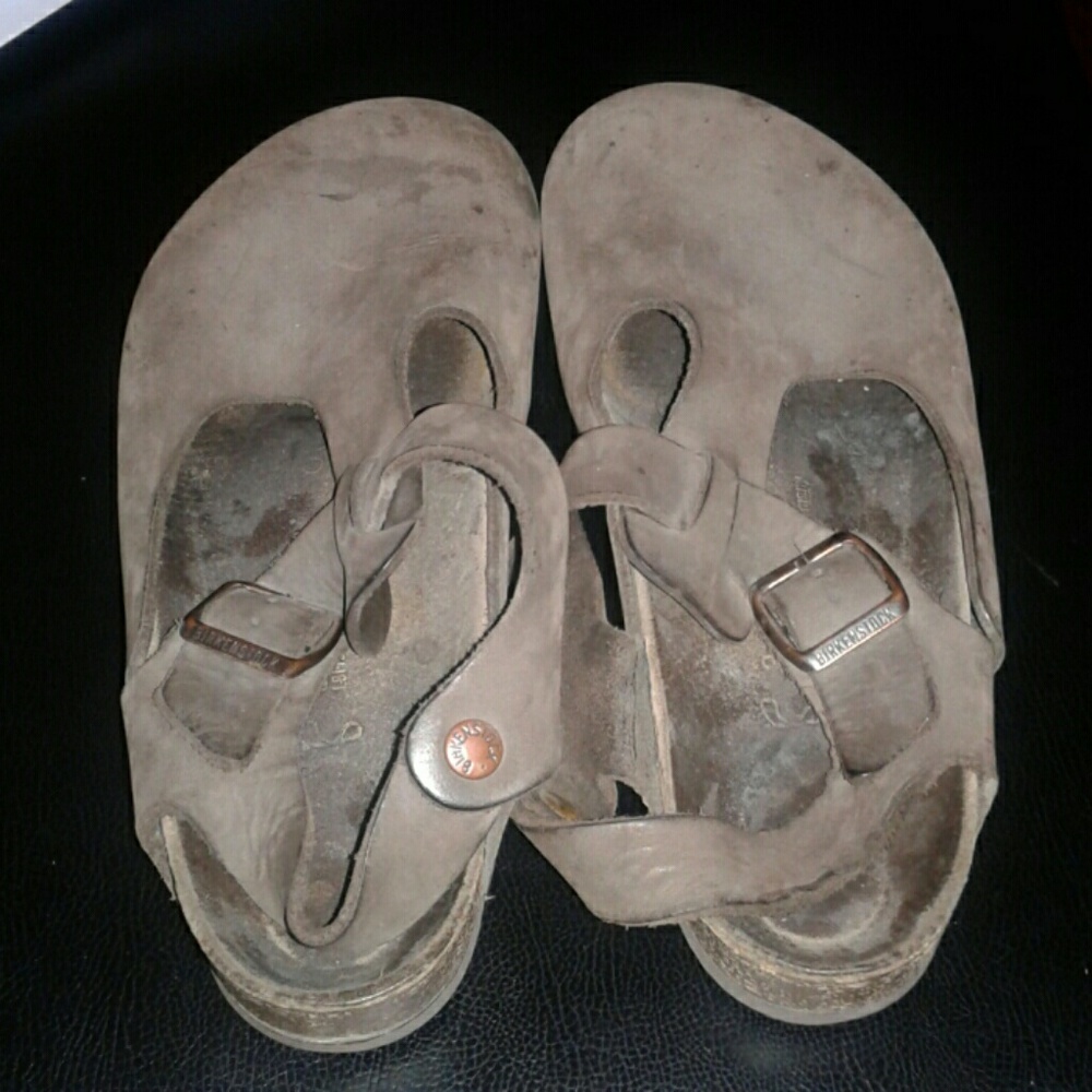 Light brown birkenstocks