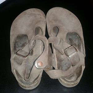 Light brown birkenstocks