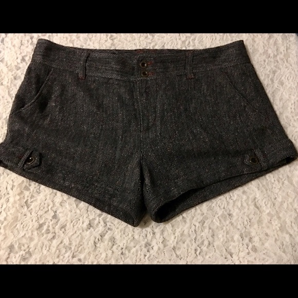 🍒FREE PEOPLE TWEED LIKE SHORTS SZ 12🍒 - Picture 2 of 4