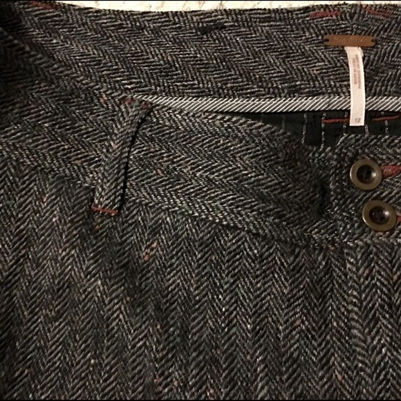 🍒FREE PEOPLE TWEED LIKE SHORTS SZ 12🍒 - Picture 3 of 4