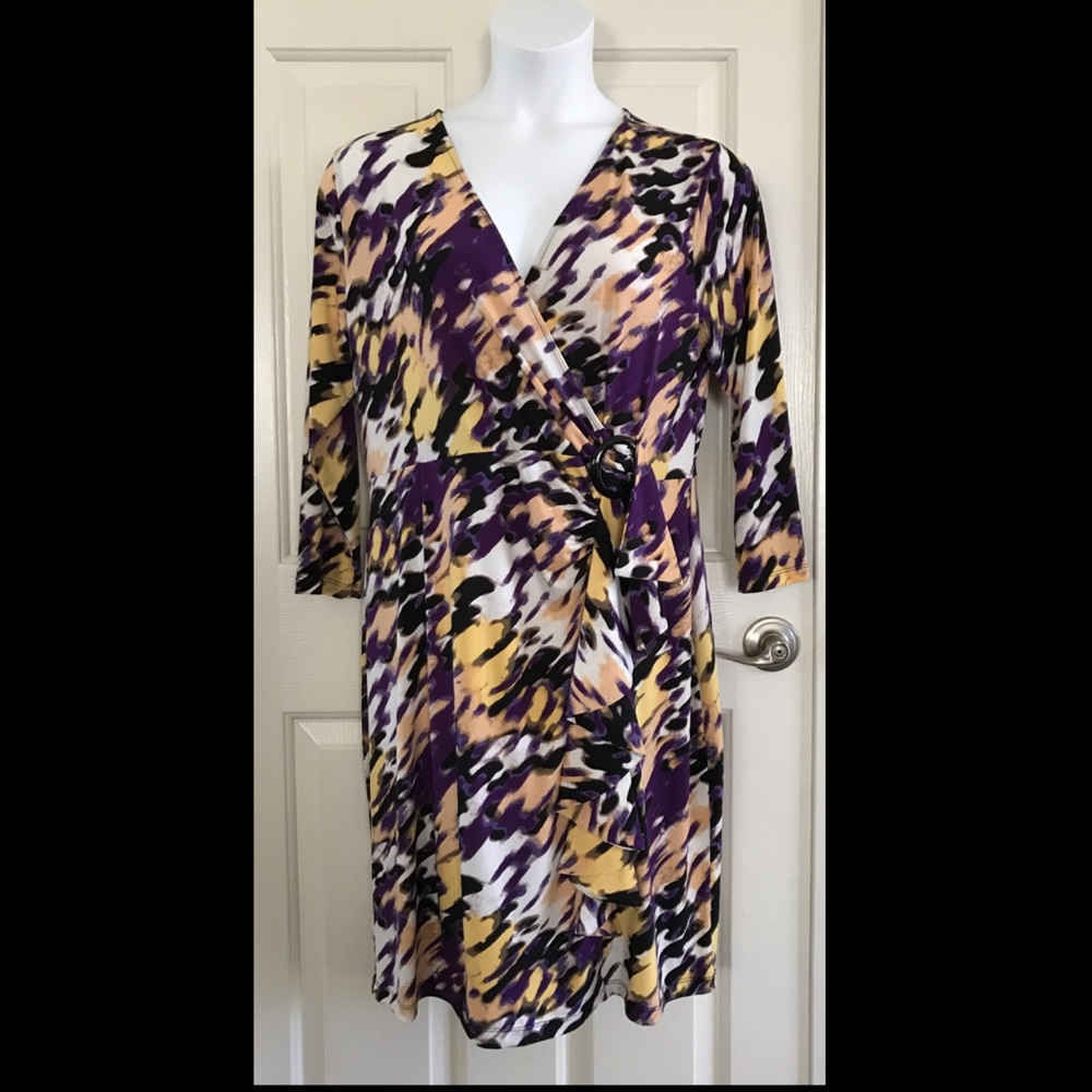 Alfani Faux Wrap Dress