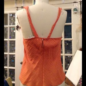 Zac Posen Tops - Soft orange pink Zac Posen flower sleeveless top Zac Posen Tops - Soft orange pink Zac Posen flower sleeveless top