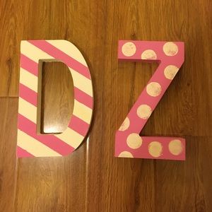 Delta Zeta Wooden Letters