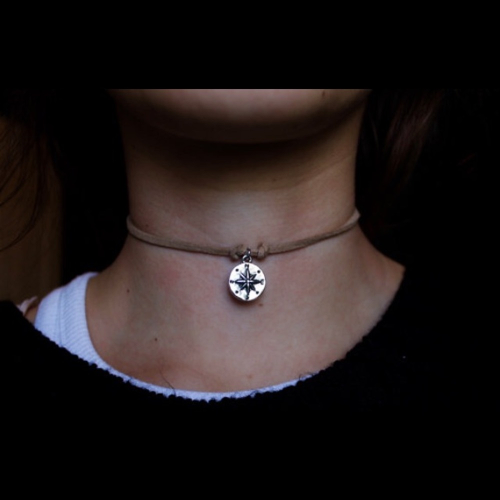 Compass Choker Necklace