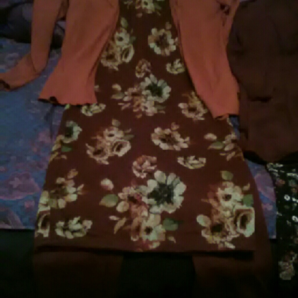 Dress & Cardigan