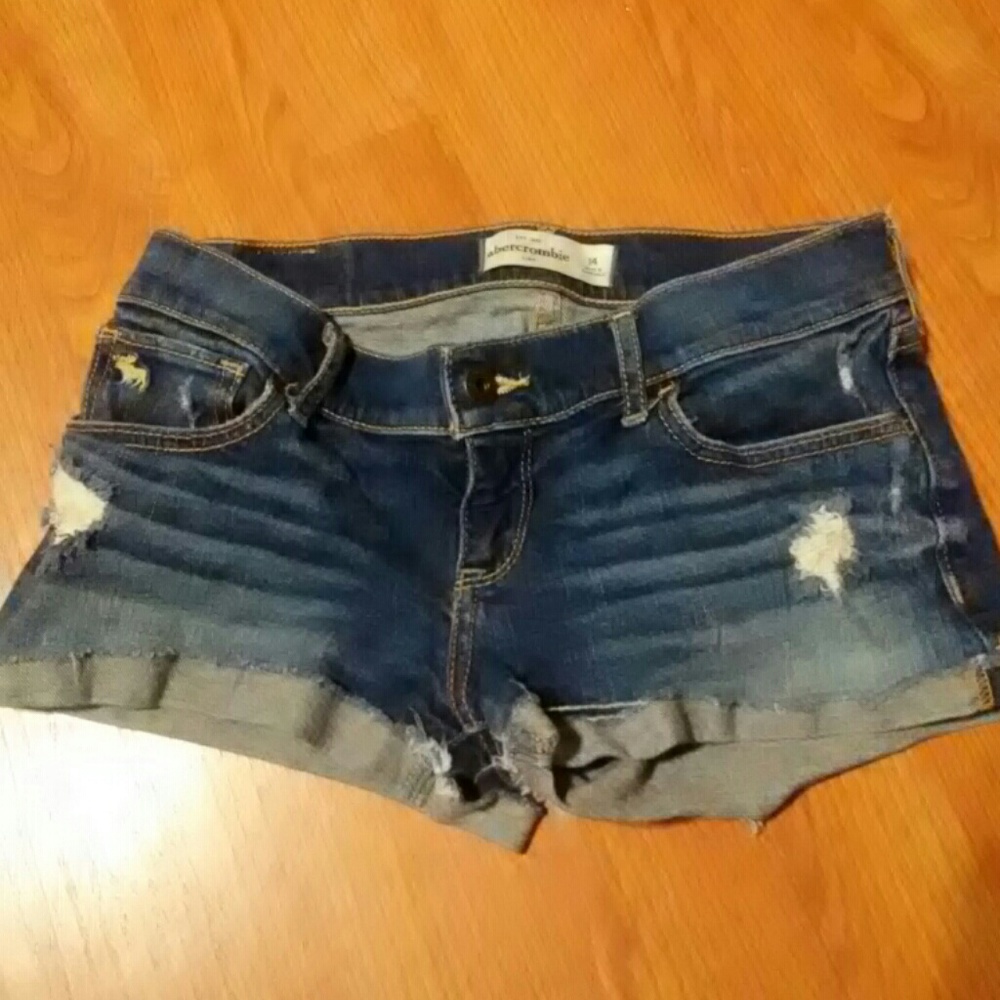 Abercrombie kids denim shorts