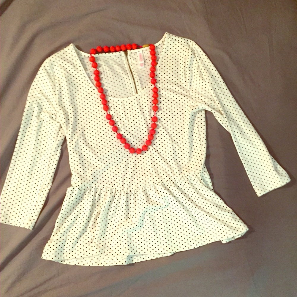 Xhilaration Peplum Blouse