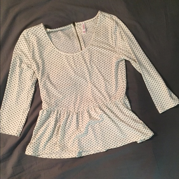 Xhilaration Peplum Blouse - Picture 2 of 3