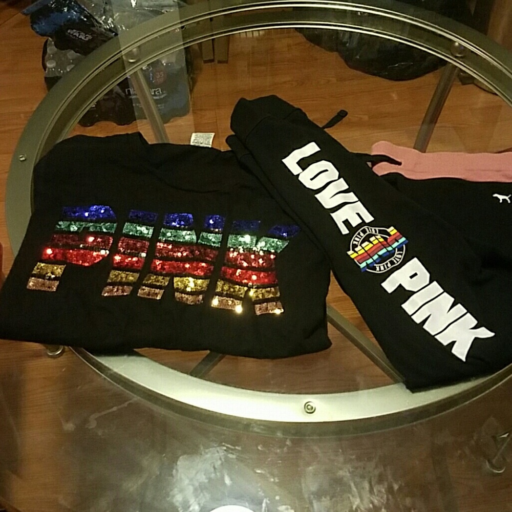 Pink bling outfit