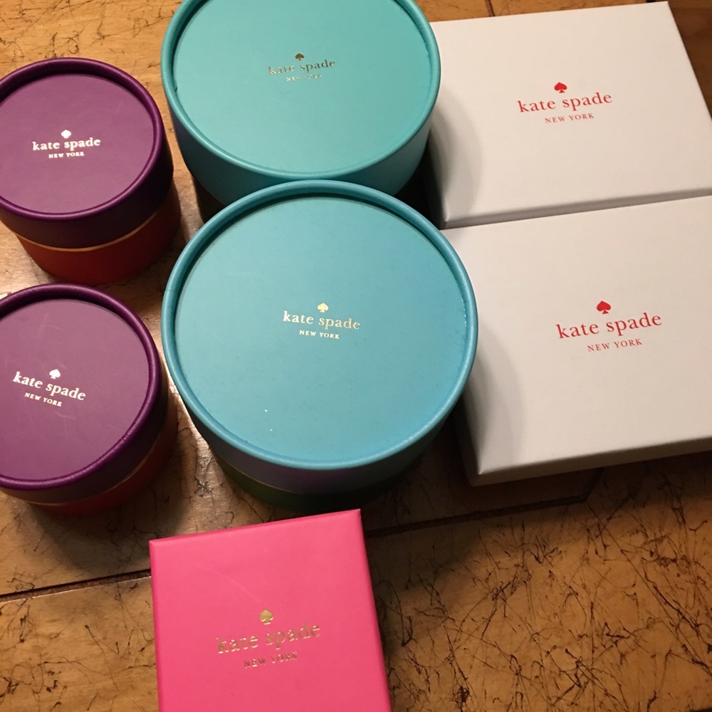 Kate spade empty jewelry boxes