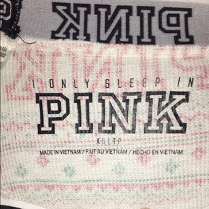 Pink Christmas Sleepwear Pants