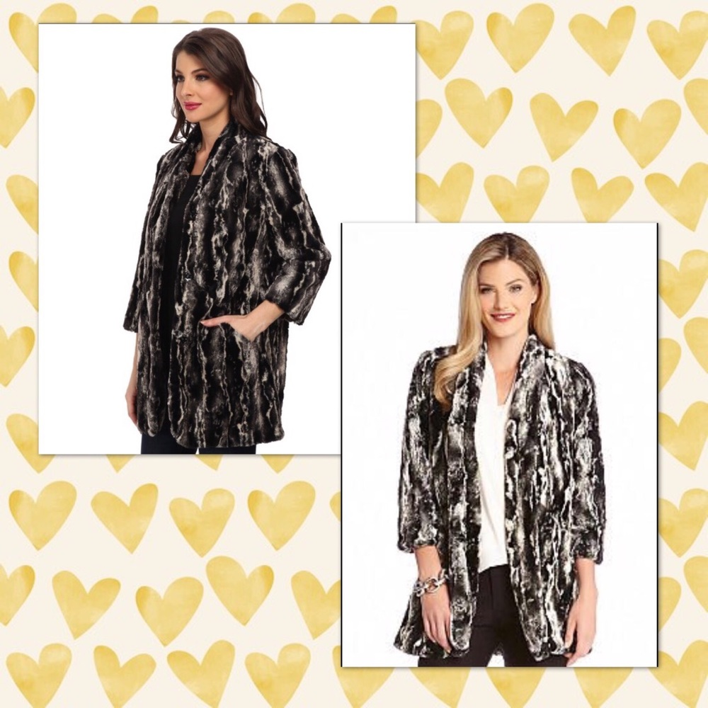 Karen Kane Faux Fur Coat