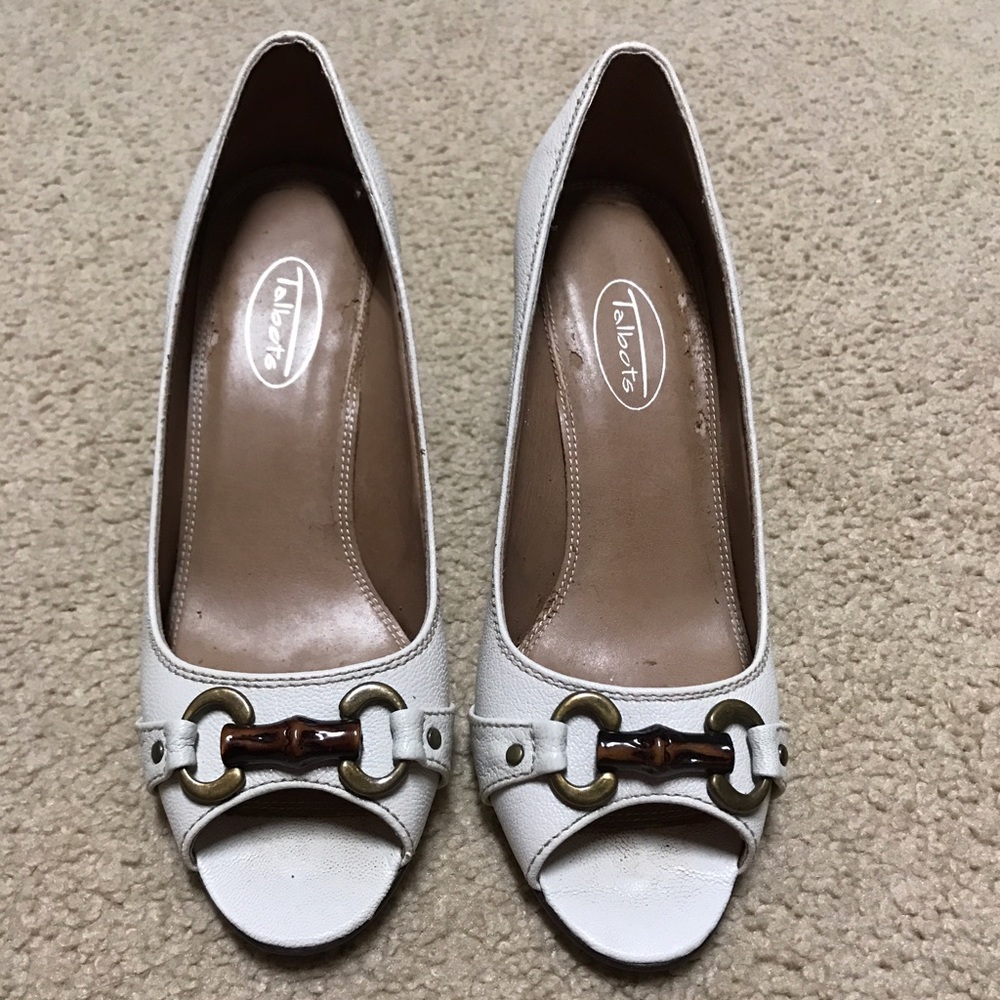 Tan Talbots heels