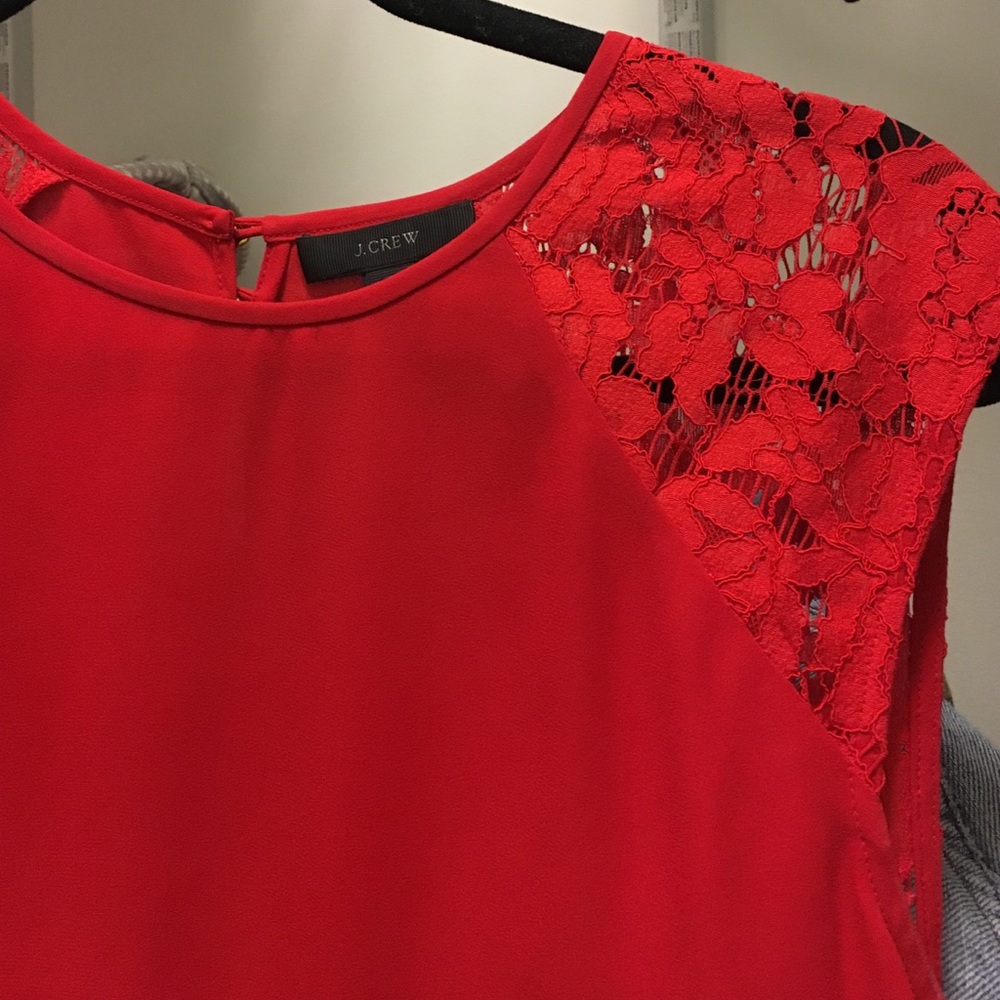 J.Crew lace blouse