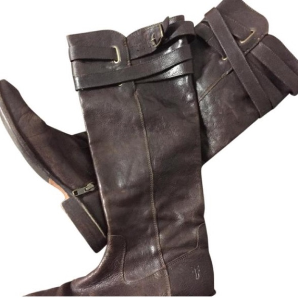 SOLD RYE Tall Brown Boots