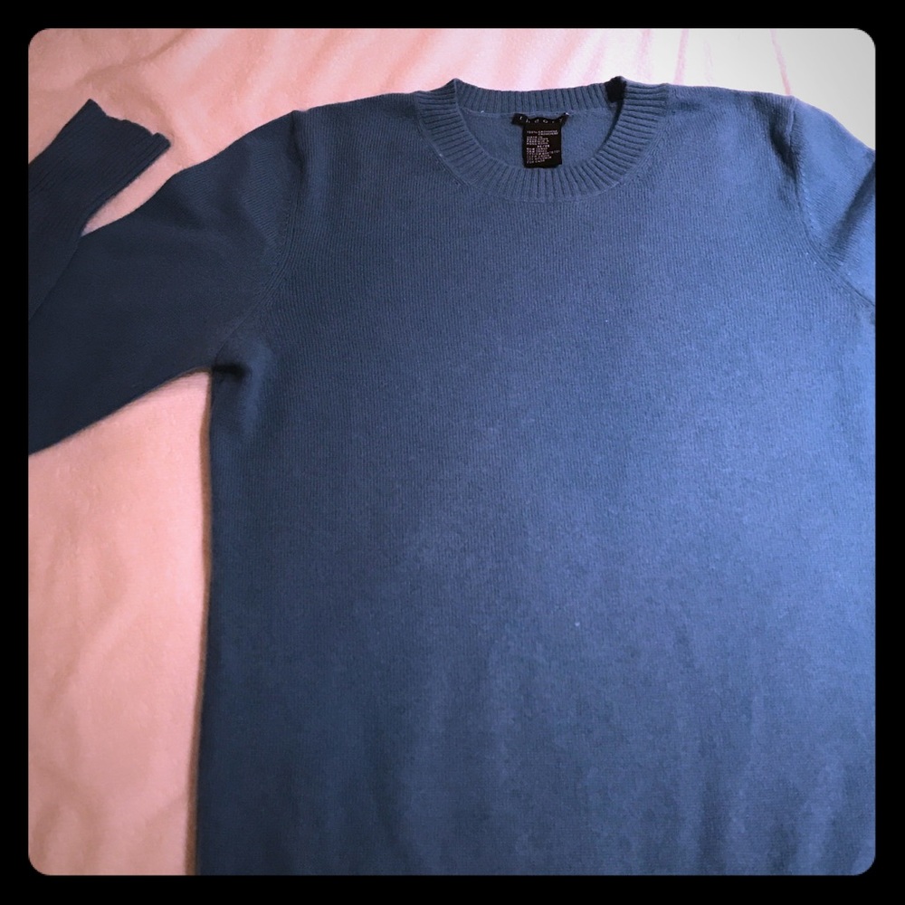 Blue cashmere theory sweater