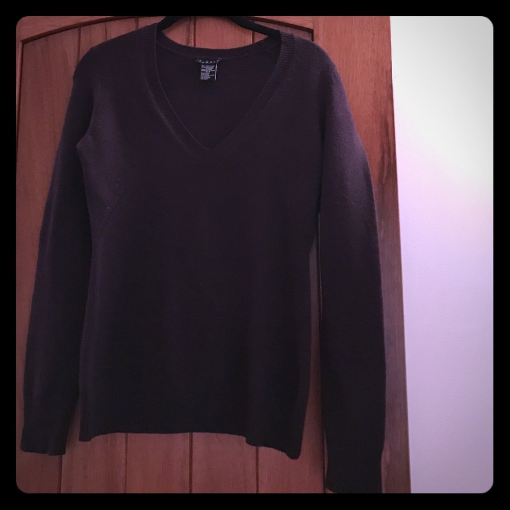 Purple wool/cashmere blend Theory sweater