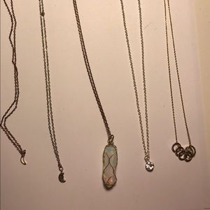 brandy melville necklace bundle!