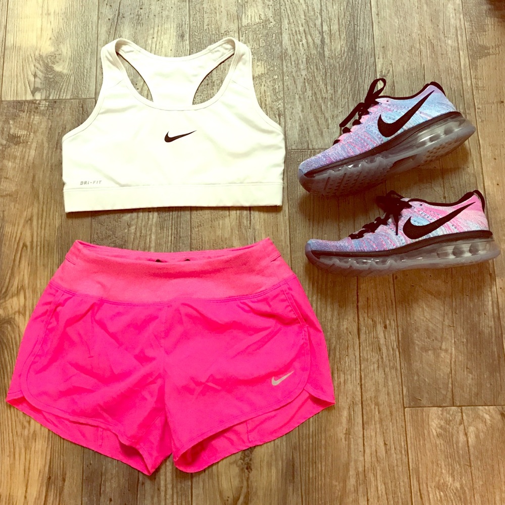🏆EXCELLENT NIKE Running Pink DRI FIT Shorts XS