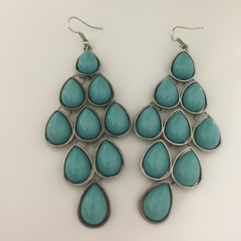 🎉 Earrings aqua blue 🎉