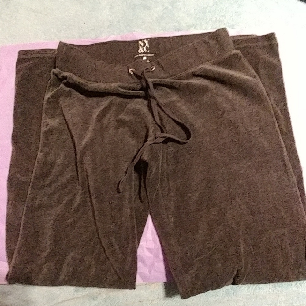New york& co. Befor velour lounge pant small tall