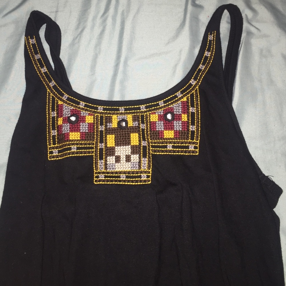 Black/ Aztec romper