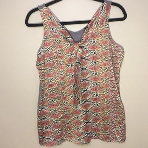 Multi colored dressy tank