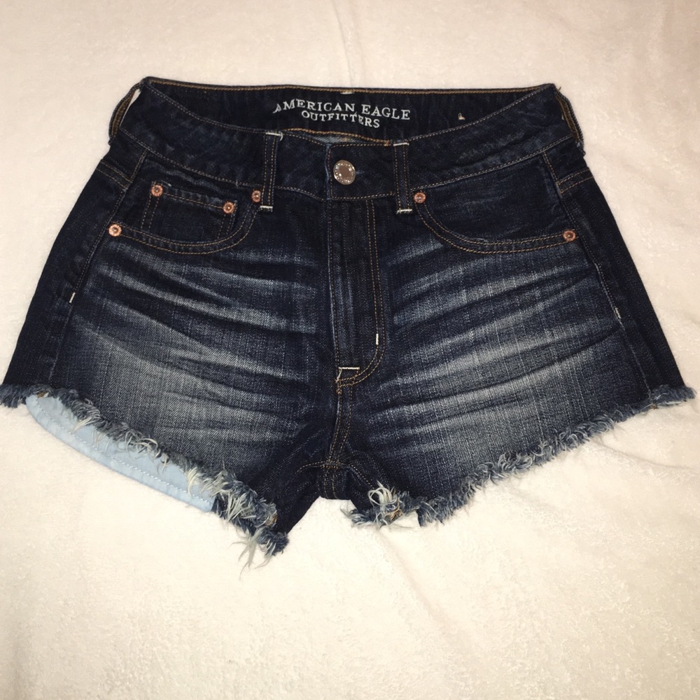American Eagle High-Rise Denim Shorts