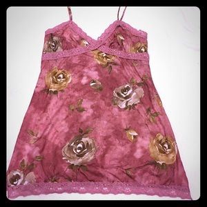 Cute floral tank top