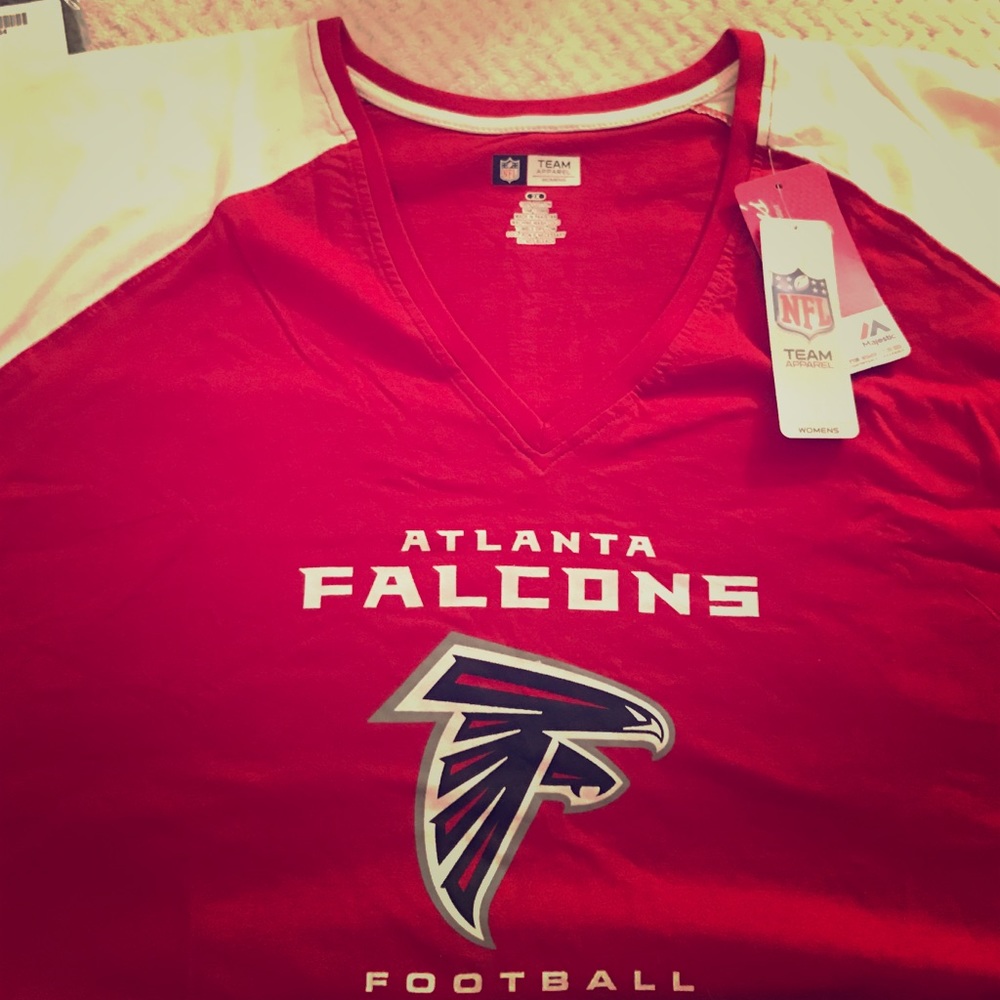 NWT NFL Atlanta Falcons Women's 2x t shirt.