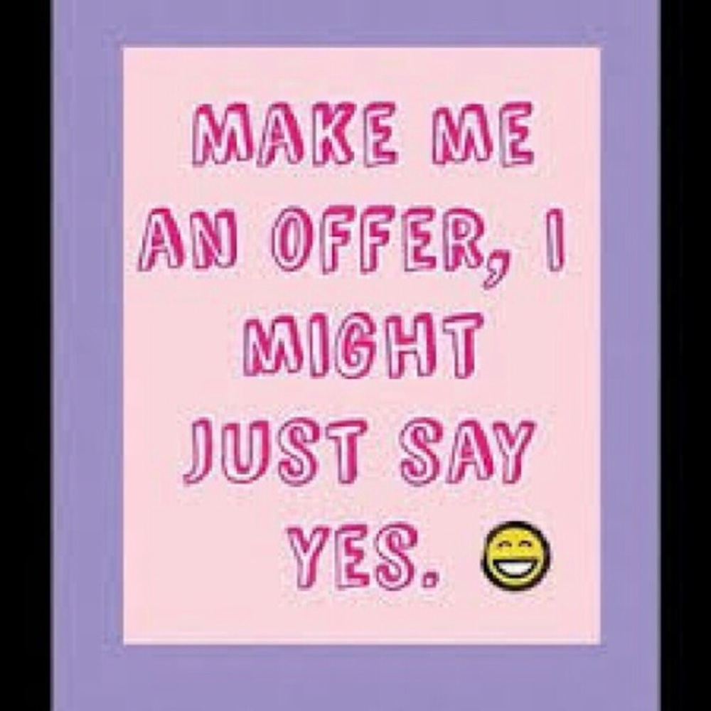 REASONABLE OFFERS ARE WELCOME 😊😊😊