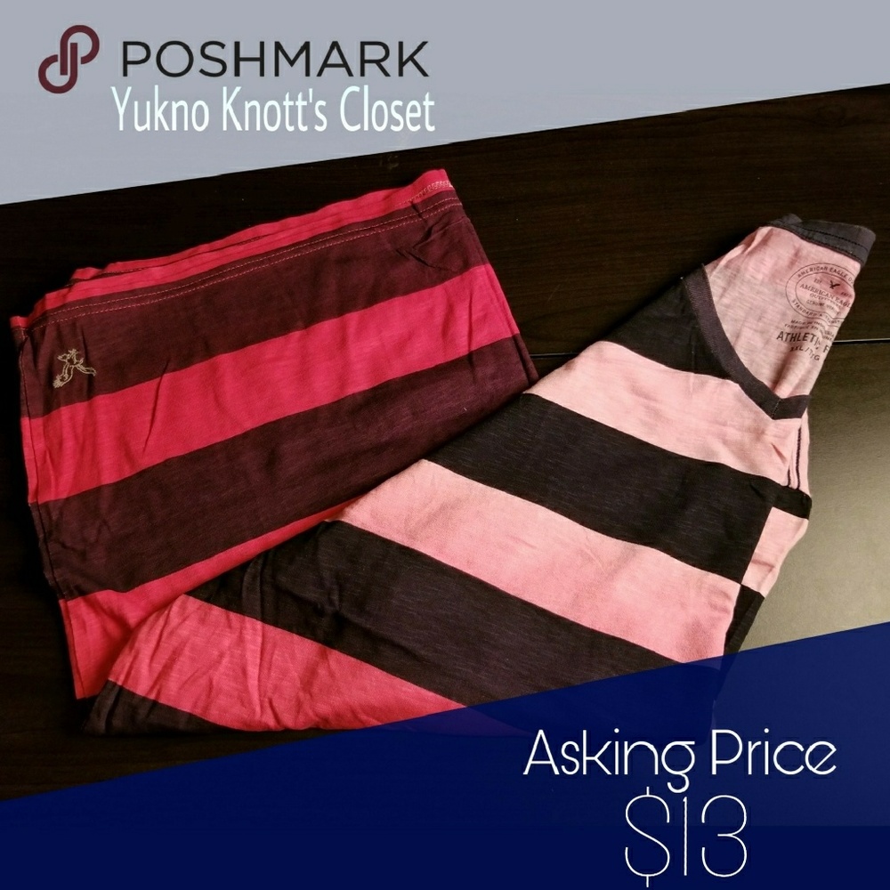 American Eagle Striped Shirt