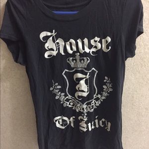 Black Juicy Couture short sleeve