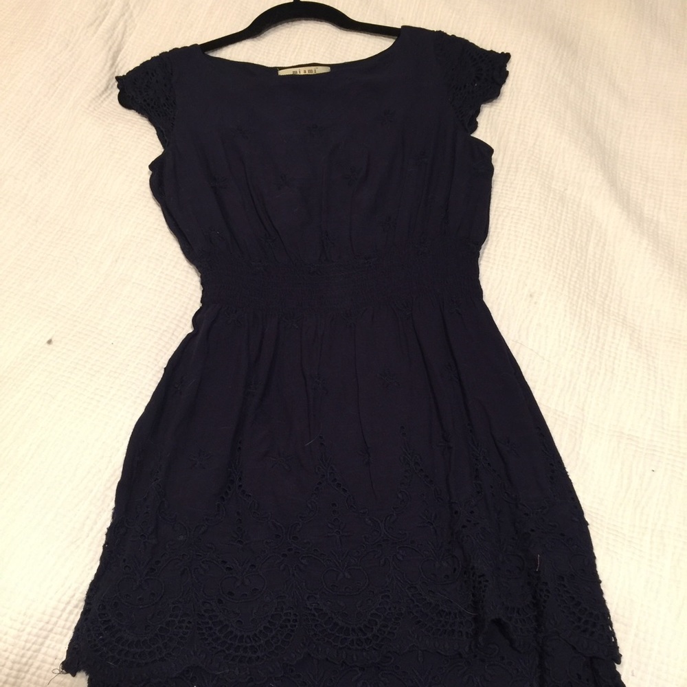 Blue dress