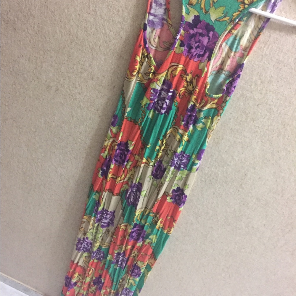 Floral long maxi dress