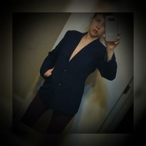 SOLD ⭐Long Navy Blazer Jacket