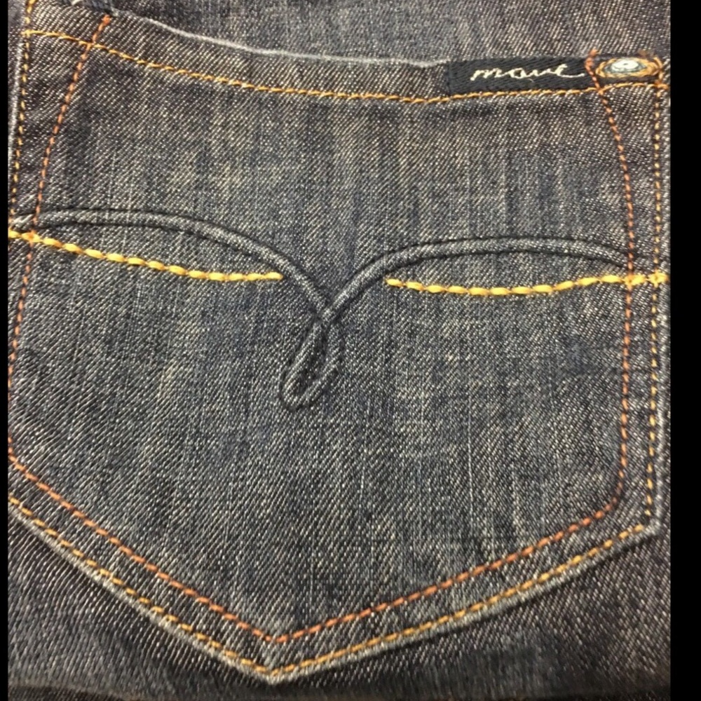 Mavi Olivia Low Rise Straight Leg Denim