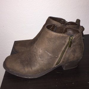 Small brown boots