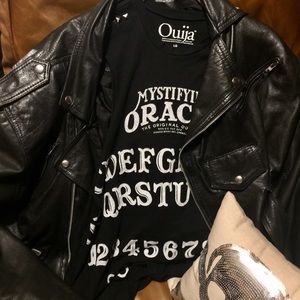 Oija board cut off shirt.